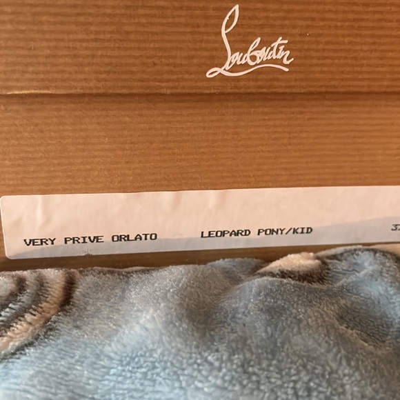 Authentic Christian Louboutin Leopard high heel: size 37 EU : size 6.5 - Picture 6 of 12